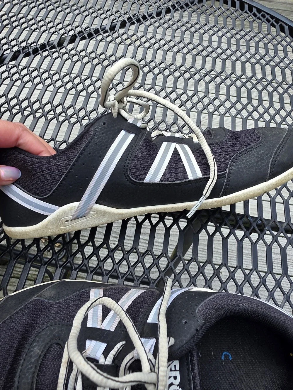 Women's Gently Used Prio Xero Black And White Shoes